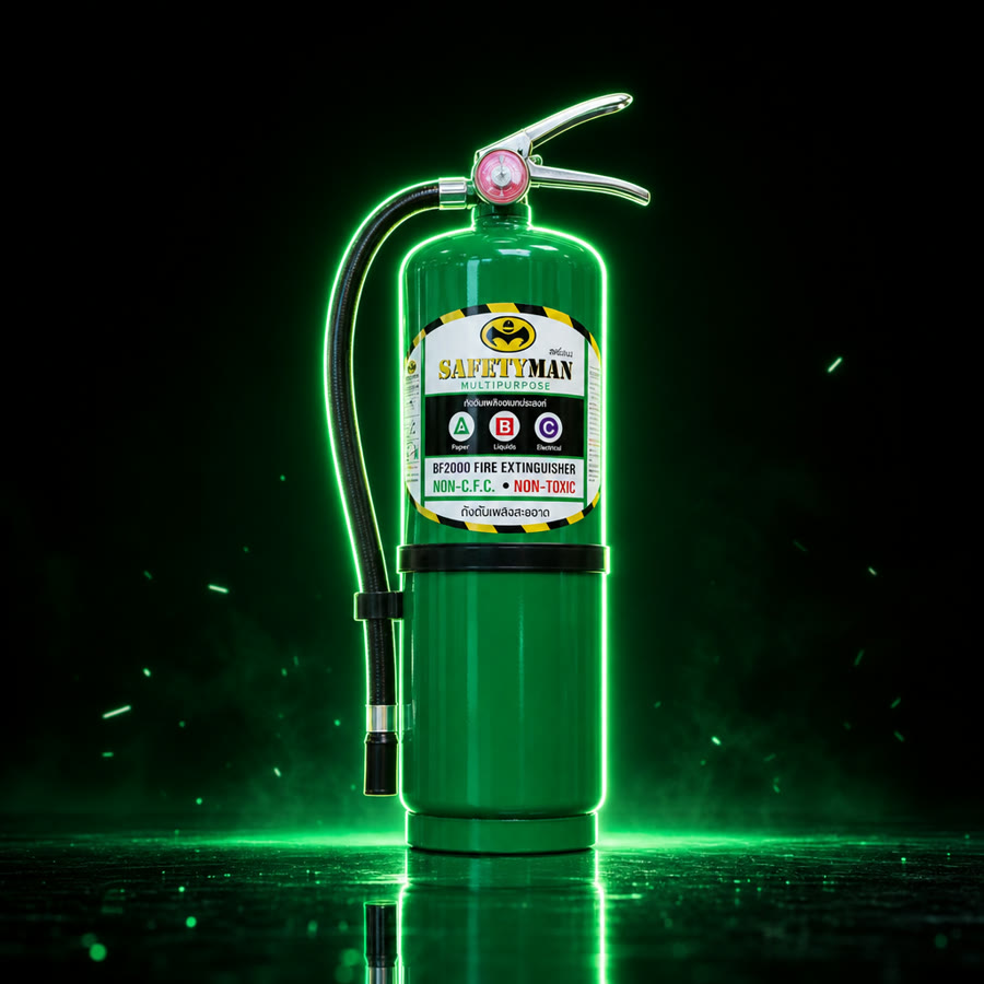 ถังดับเพลิง BF2000 Clean Agent เซฟตี้แมน (SAFETYMAN) – บจก. ไนน์สกาย
