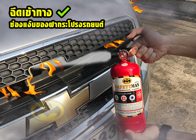 ดับเพลิงในรถยนต์ เซฟตี้แมน (SAFETYMAN) – บจก. ไนน์สกาย